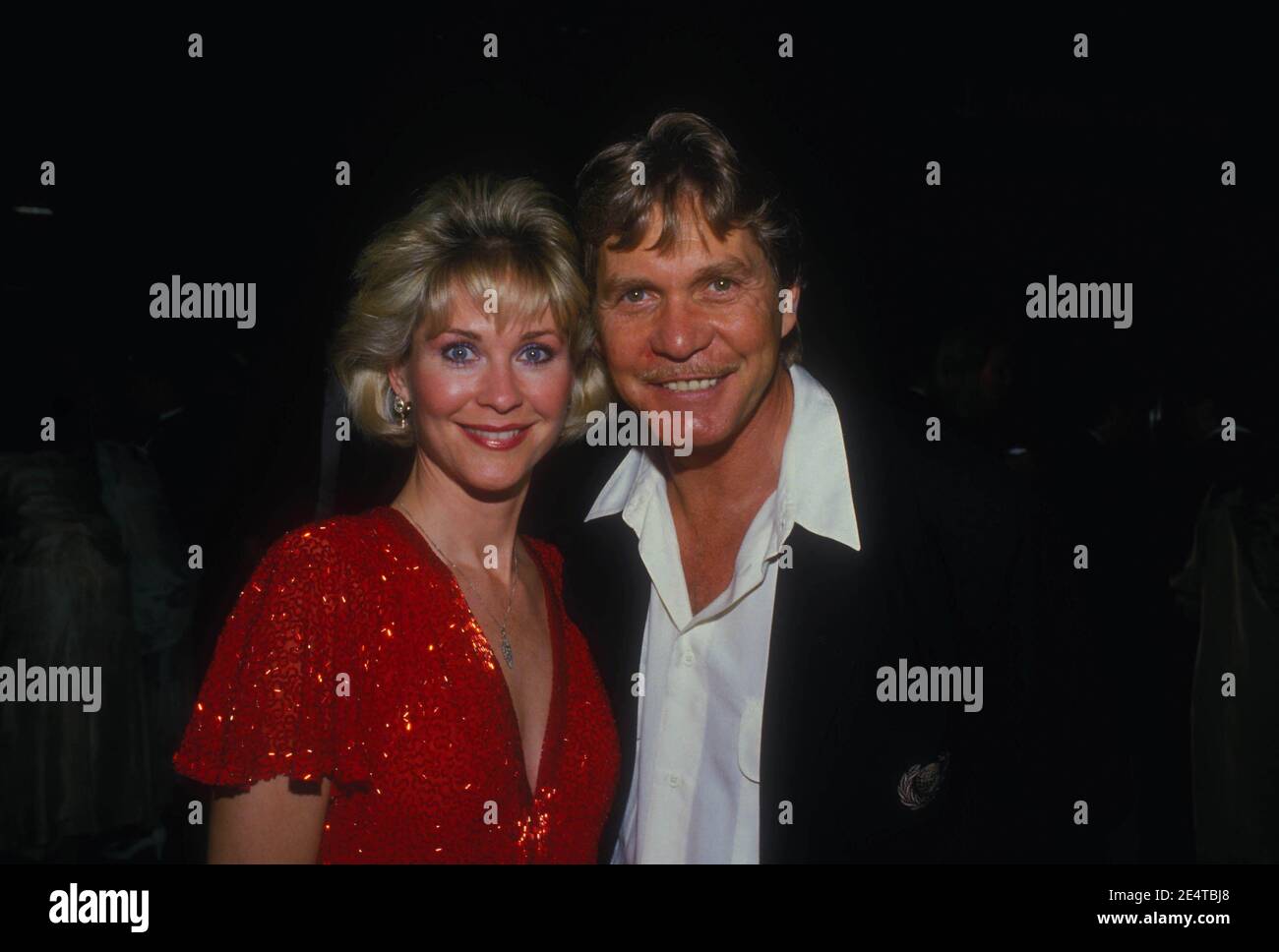 Dee Wallace y Christopher Stone 1987 crédito: Ralph Domínguez/MediaPunch Foto de stock