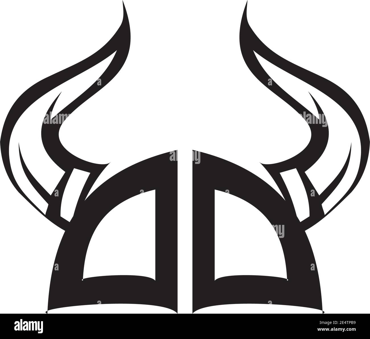 inspiración de diseño de icono de logotipo de conjunto de casco de armadura  vikinga 6097764 Vector en Vecteezy
