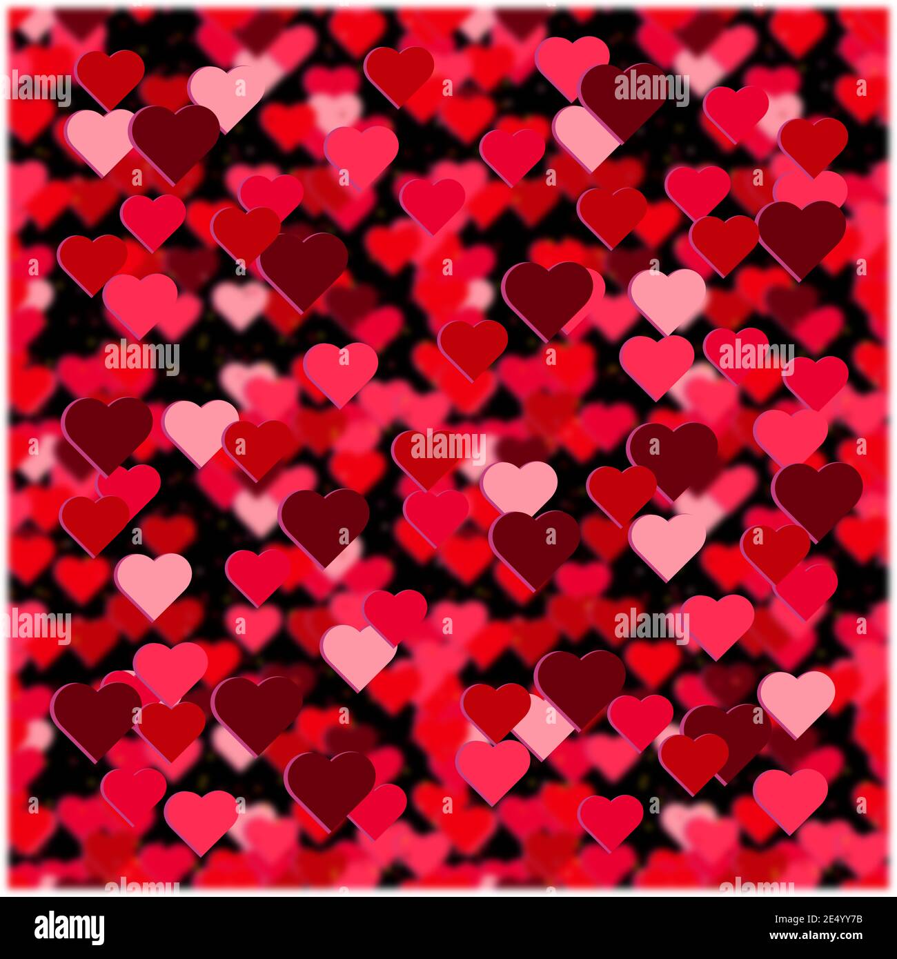 Fondo de pantalla de corazones rojo sobre negro fotografías e imágenes de  alta resolución - Alamy