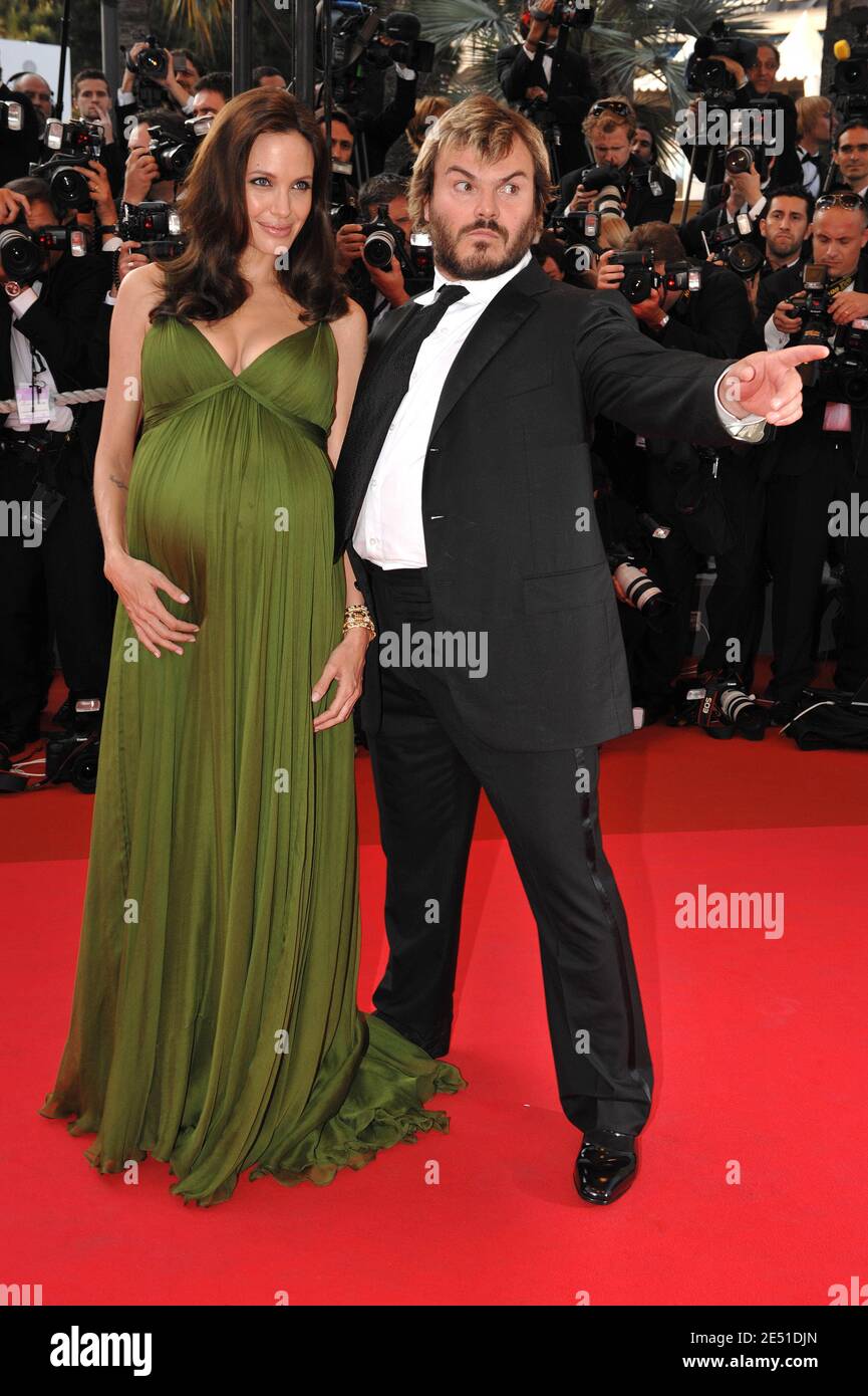 Jack Black com Angelina Jolie grávida - Mamãe Consciente