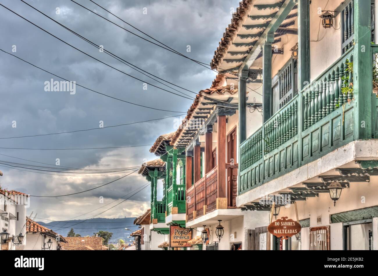 Villa de Leyva, Colombia Foto de stock