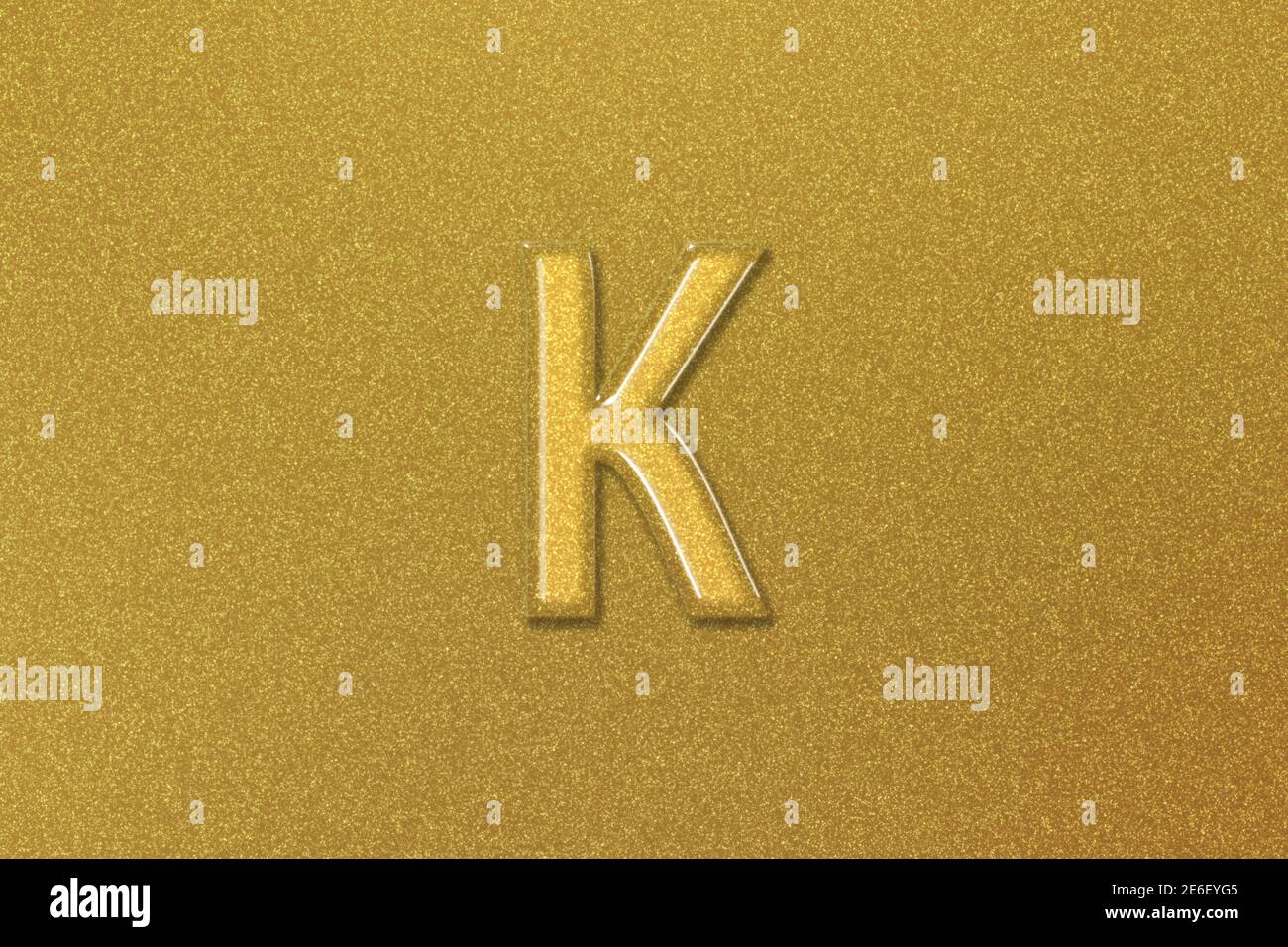 Signo kappa. Letra kappa, símbolo del alfabeto griego, fondo dorado  Fotografía de stock - Alamy