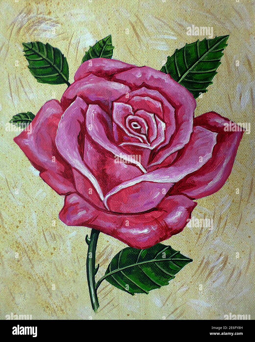 Pintura de arte Abstracto Aceite rosa Flor Naturaleza Imaginación de  tailandia Fotografía de stock - Alamy