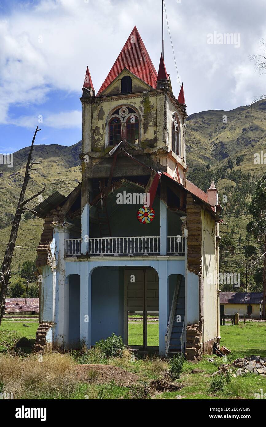 Perú, Altiplano de Puno a Juliaca Foto de stock