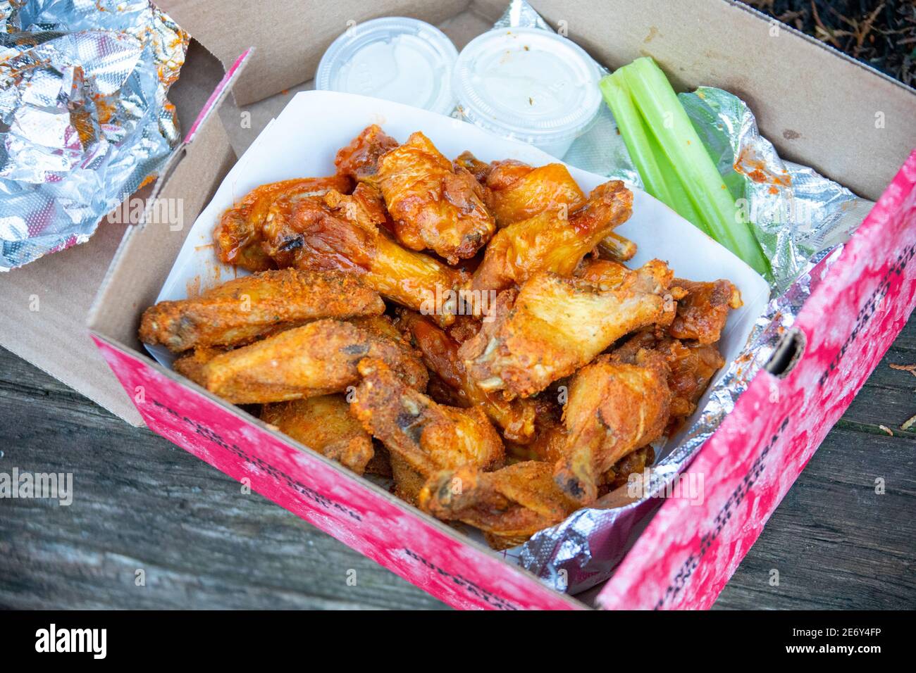 Buffalo Chicken Wings, el original Buffalo Wings en Anchor Bar, Buffalo, NY, Estados Unidos