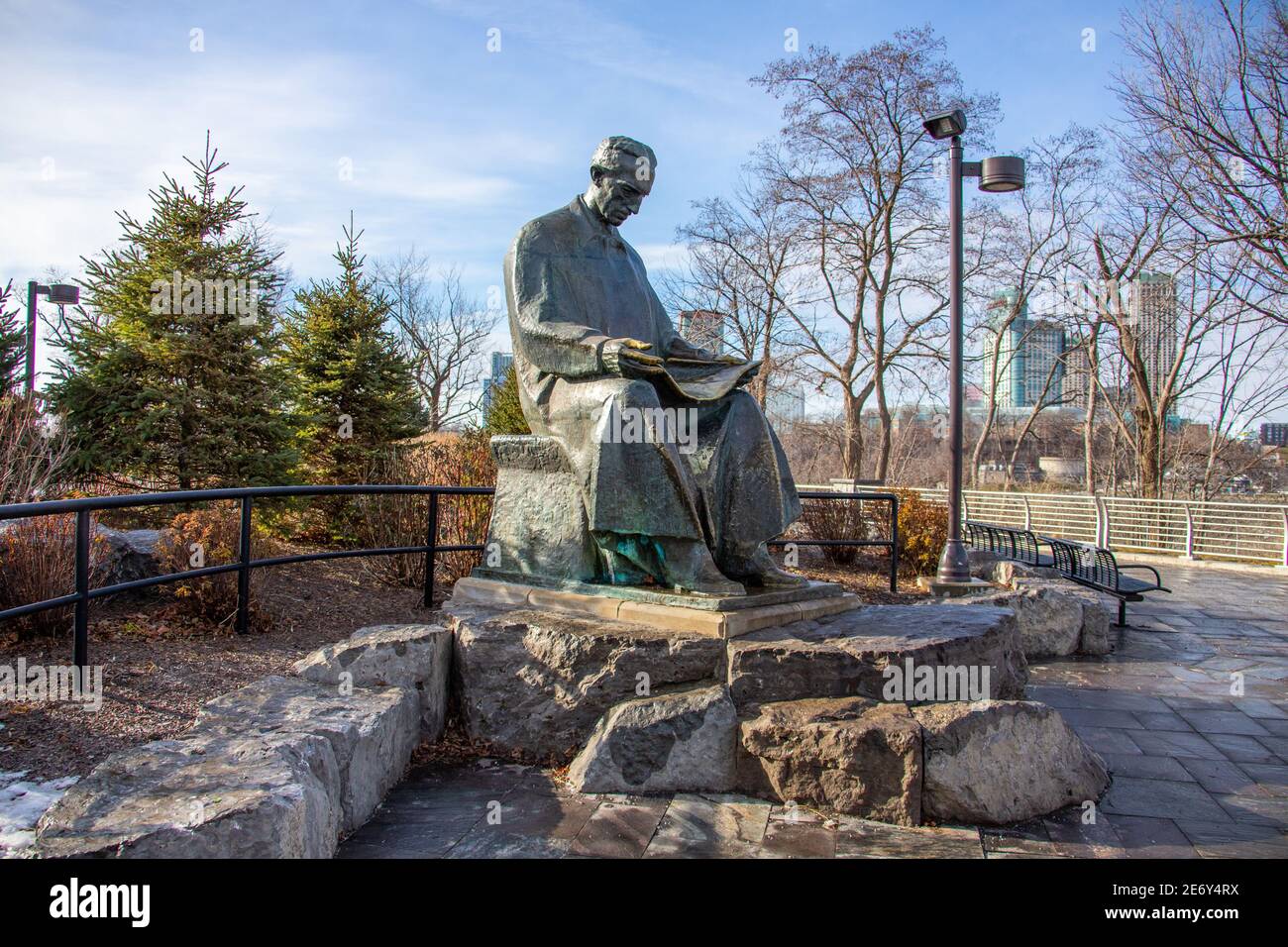 Nikola Tesla Monument, Niagara Falls State Park Goat Island, NY