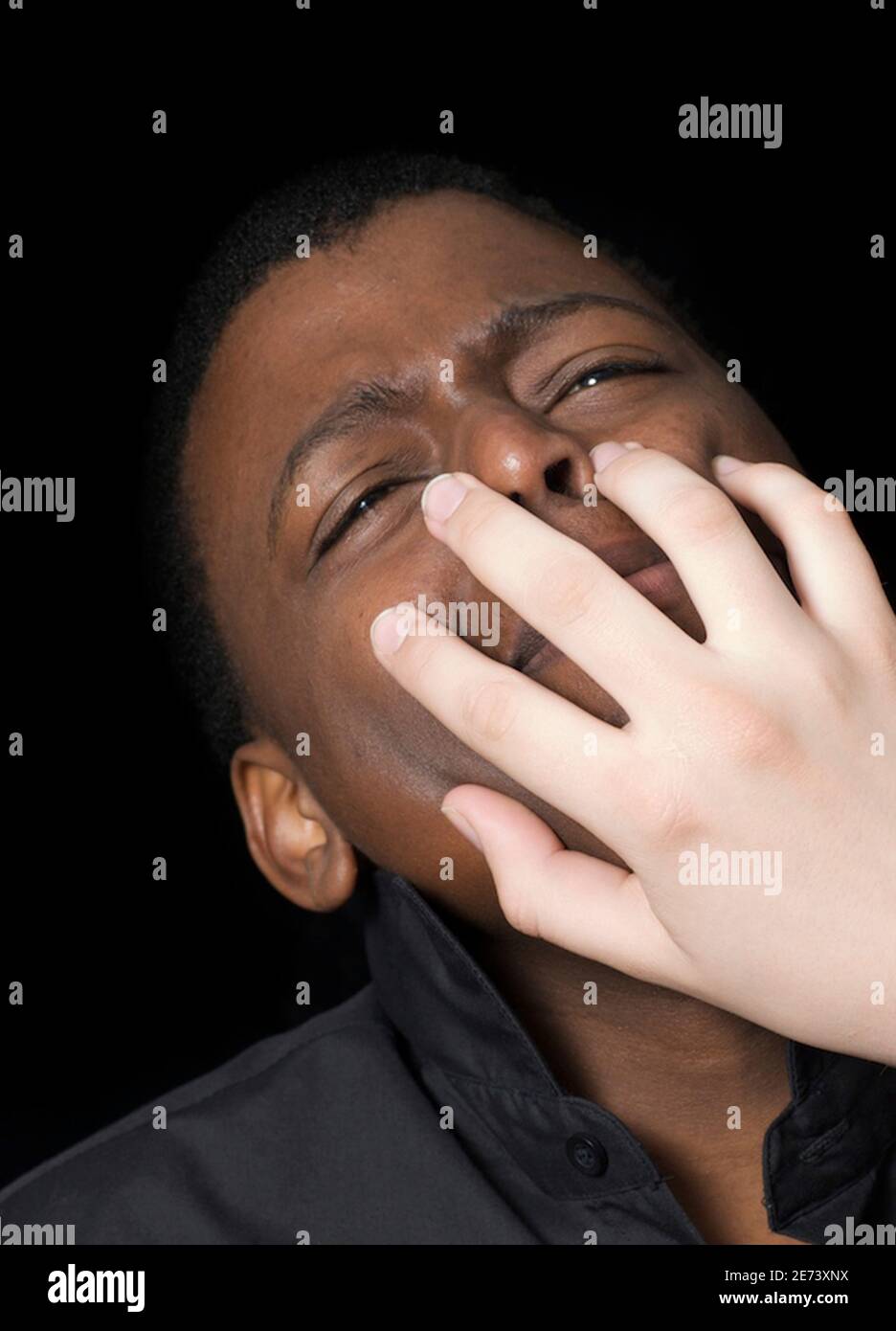 Racismo, imagen conceptual Foto de stock