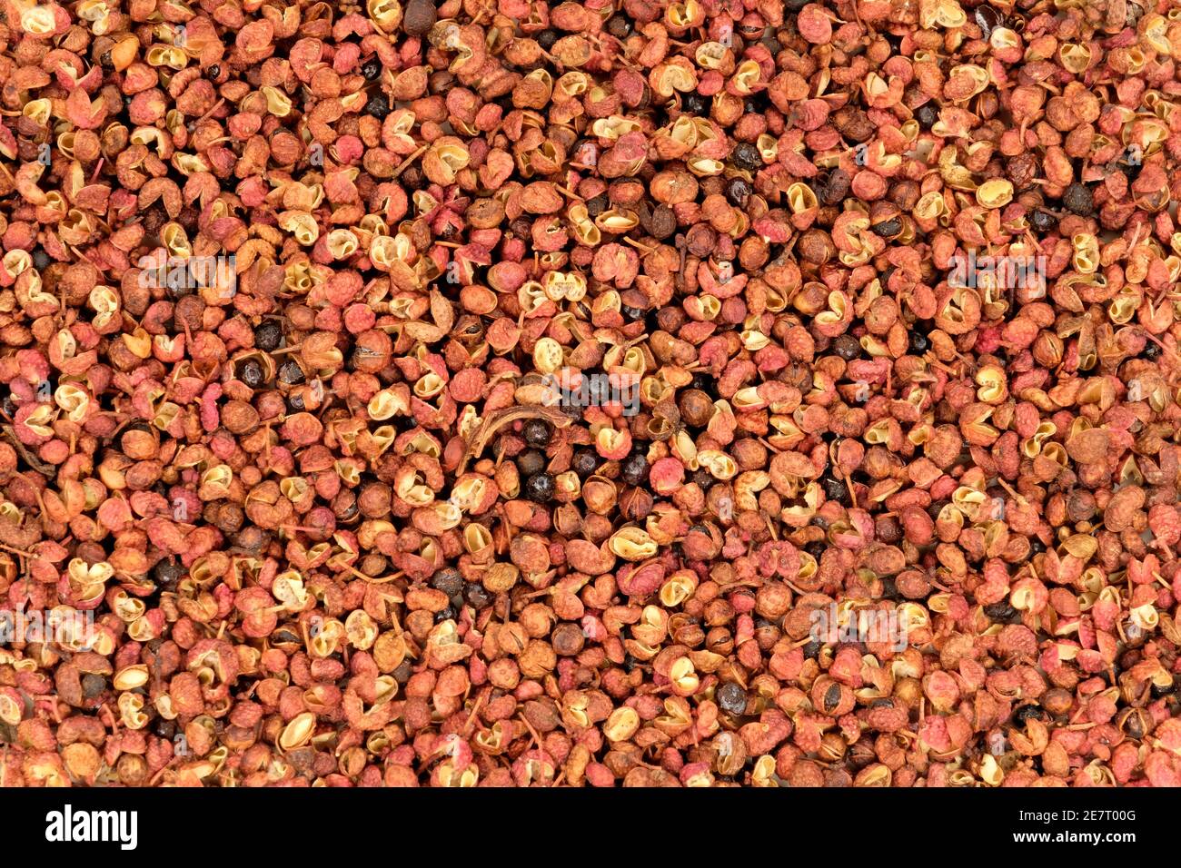Granos de pimienta Szechuan Foto de stock