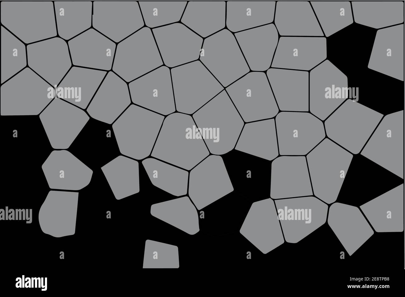 Plata claro, vector gris abstracto mosaico fondo. Muestra con formas poligonales. Diseño poligonal para su sitio web. Ilustración vectorial Ilustración del Vector