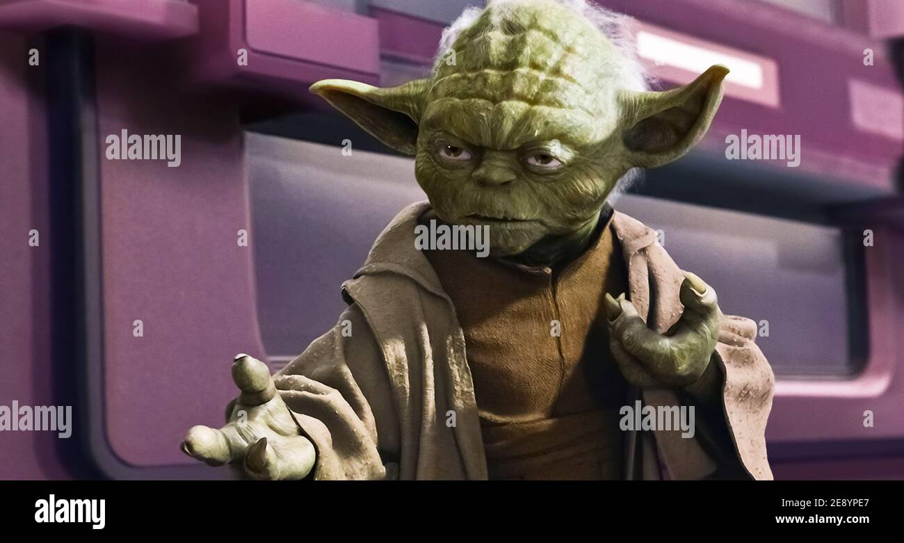 Inspirar Humedad mendigo EE.UU. Yoda en una escena de la (C)Twentieth Century Fox película: Star  Wars: Episodio III - Revenge of the Sith (2005). Argumento: Tres años en  las guerras de Clon, el Jedi rescate