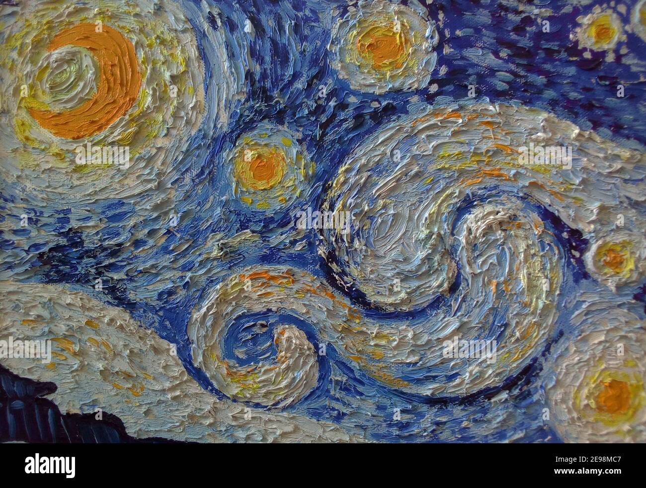 Óleo ,,pintura ,,,abstracto ,,arte, fondo., sobre lienzo ,,van Gogh , pinturas  famosas Fotografía de stock - Alamy