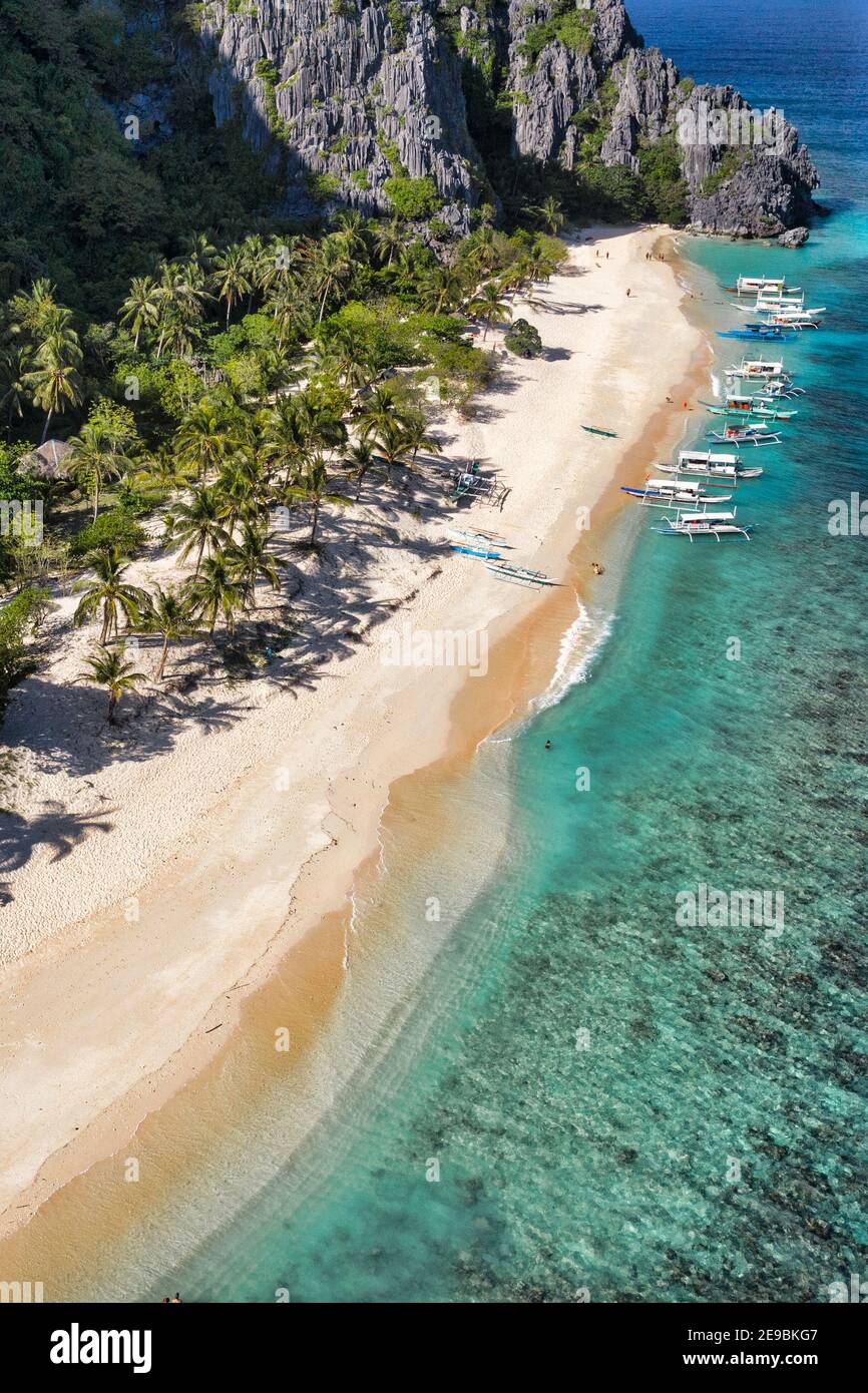 Isla Negra, Coron, Palawan, Filipinas Foto de stock