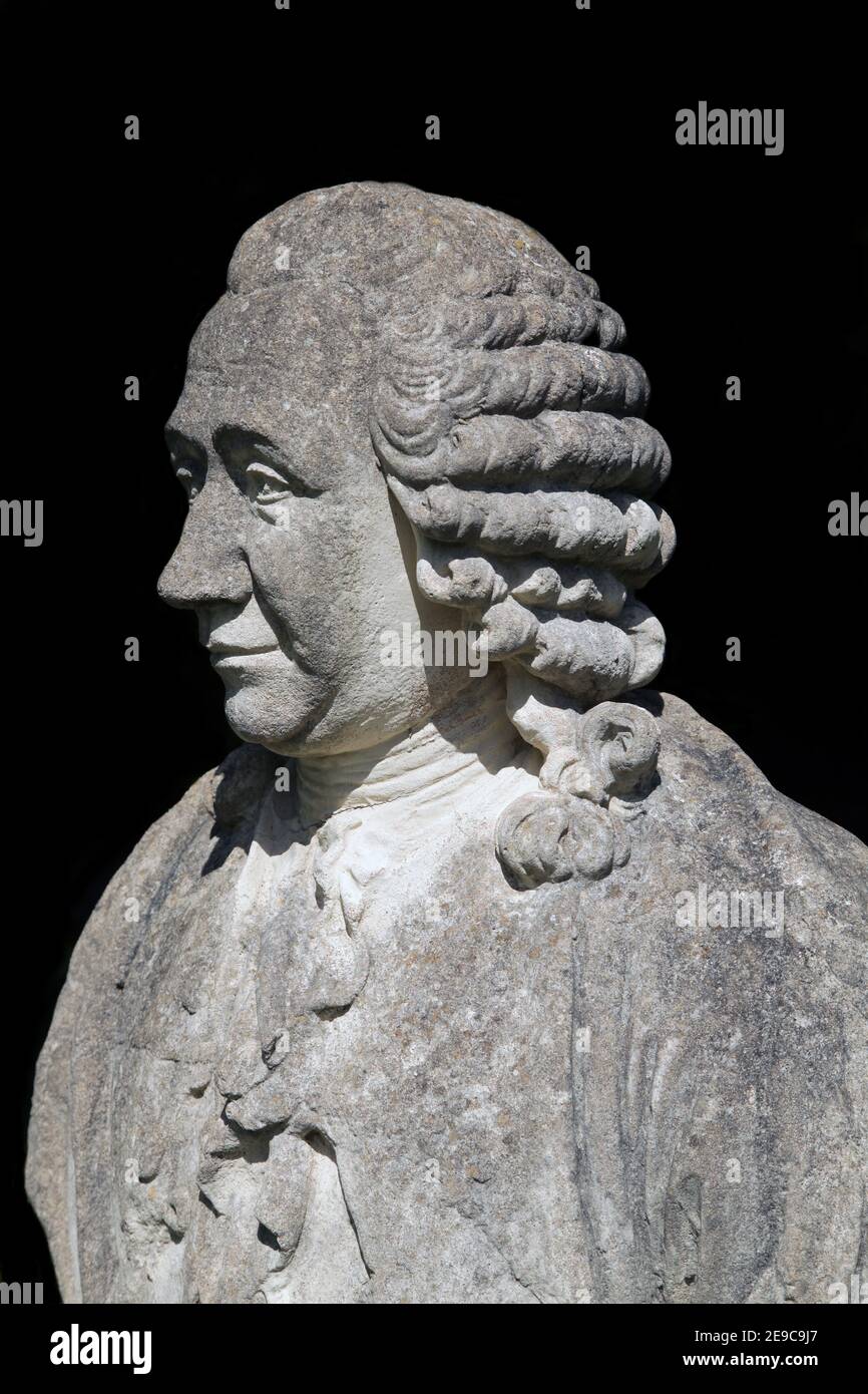 Carl Linnaeus (1707 - 10 de enero de 1778), fue un botánico sueco, médico y zoólogo.fundador de la nomenclatura binomial. Foto de stock