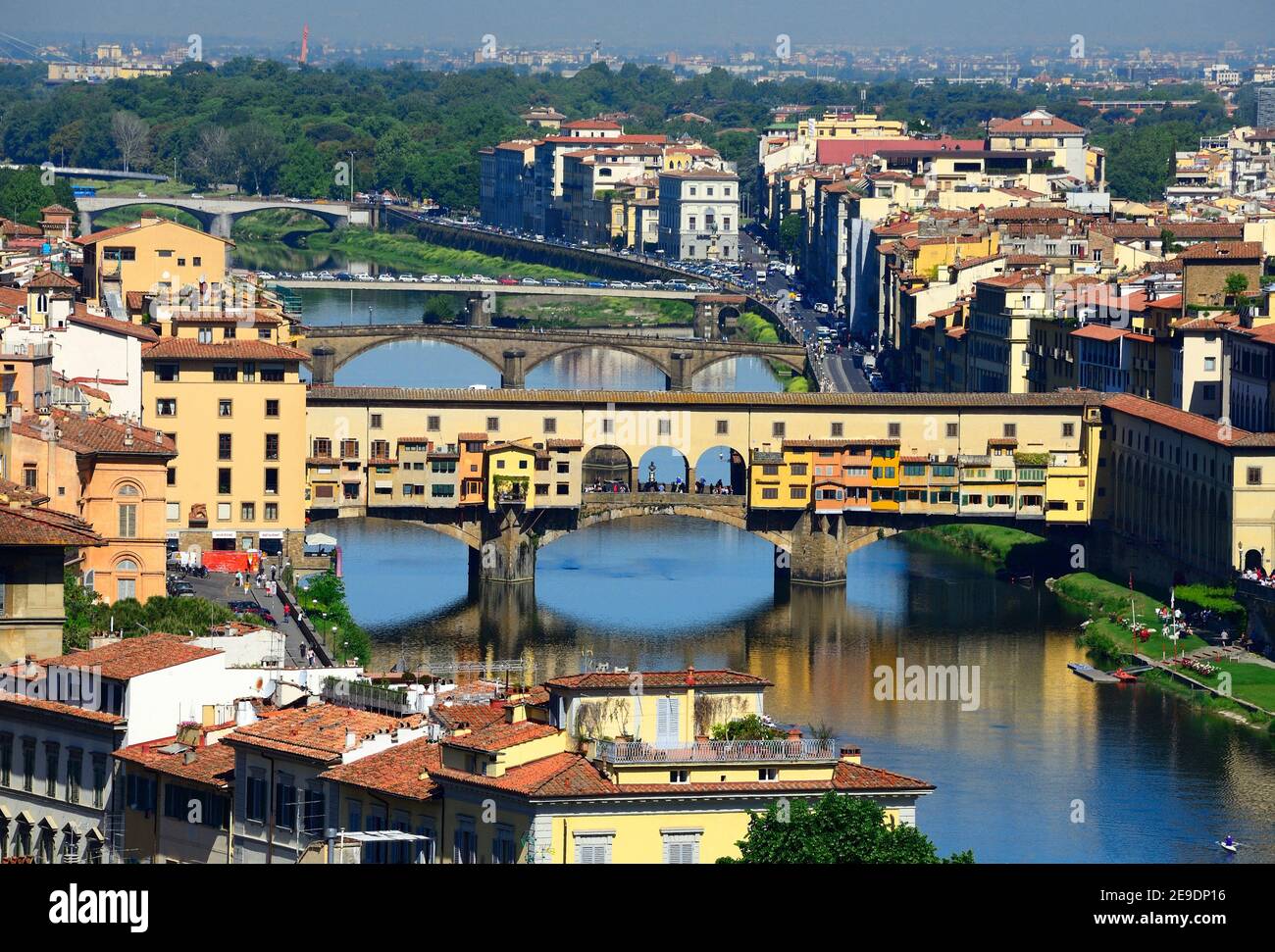 Florencia, provincia de Florencia, Toscana, Italia. Vista desde