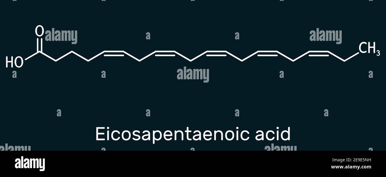 Ácido eicosapentaenoico, EPA, ácido icosapentaenoico, molécula