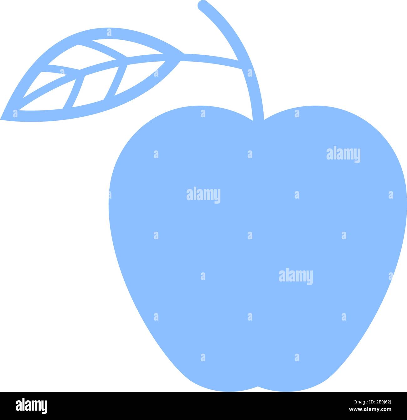 Newtons manzana, ilustración, vector sobre fondo blanco. Ilustración del Vector