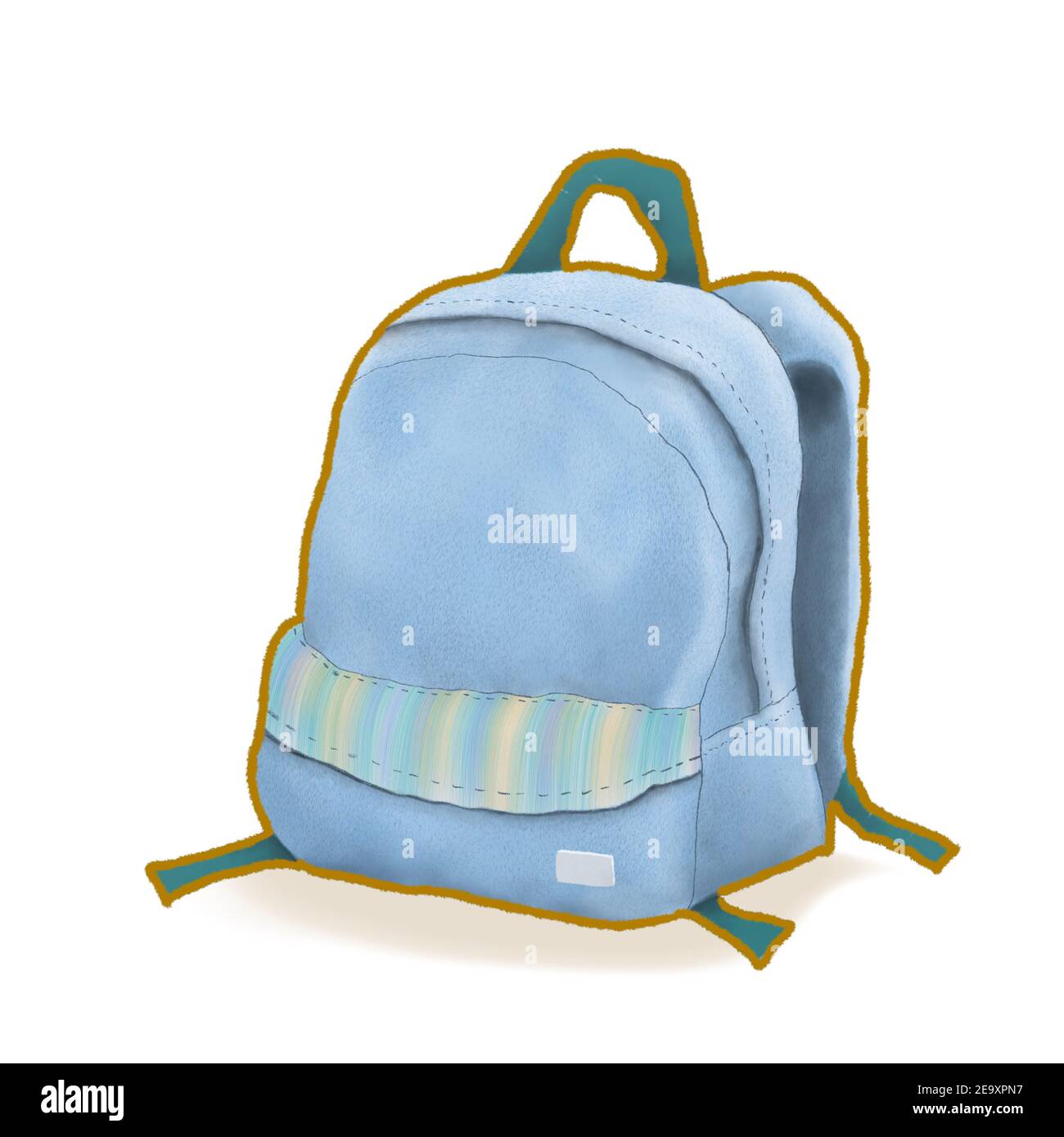 Mochila escolar dibujos animados Imágenes recortadas de stock - Alamy