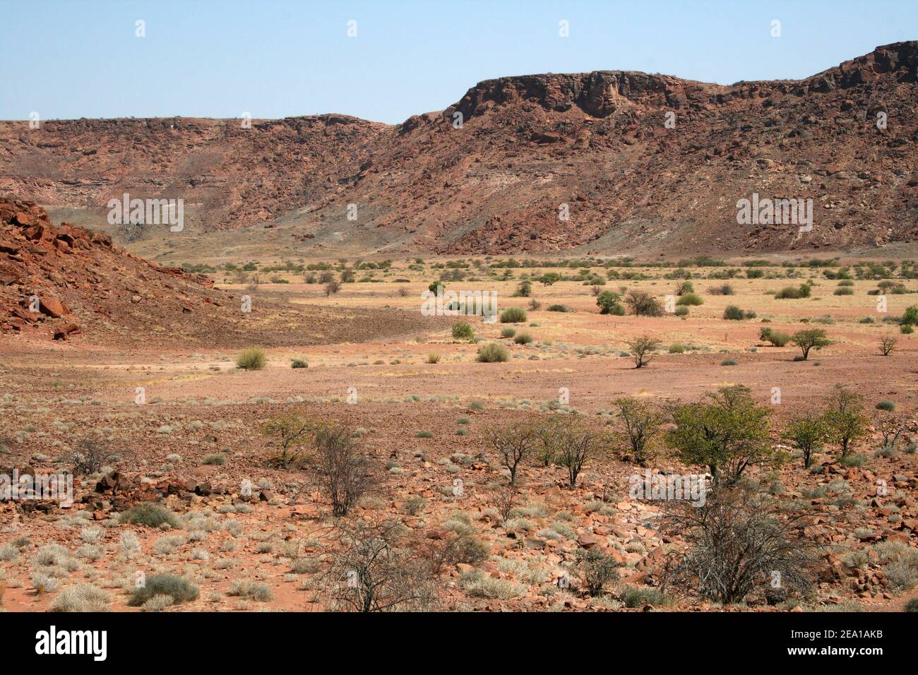 Huab River Valley, Twyfelfontein, Kunene Region, Namiba Foto de stock