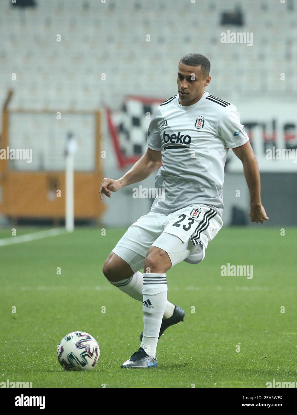 Besiktas’ Wellinton durante Besiktas - Konyaspor Juego de Super Liga Turco en Vodafone Park en Estambul, Turquía, 7 de febrero de 2021. Foto de Tolga Adanali/Depo Photos/ABACAPRESS.COM Foto de stock