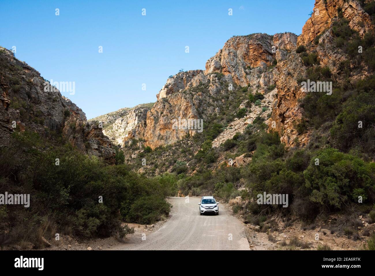Paso Nuwekloof, Baviaanskloof, Sudáfrica Foto de stock