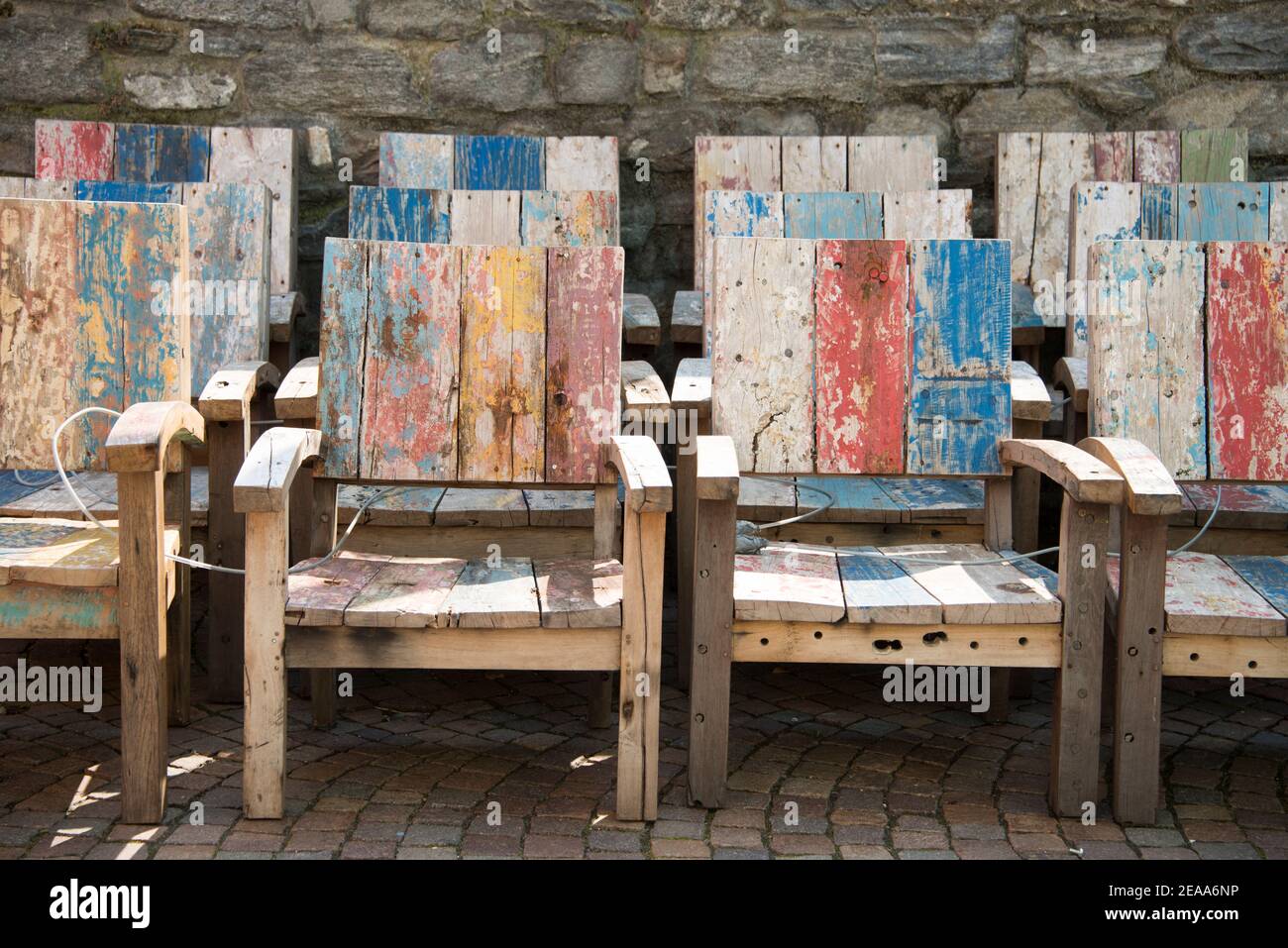 Ascona, asientos Foto de stock