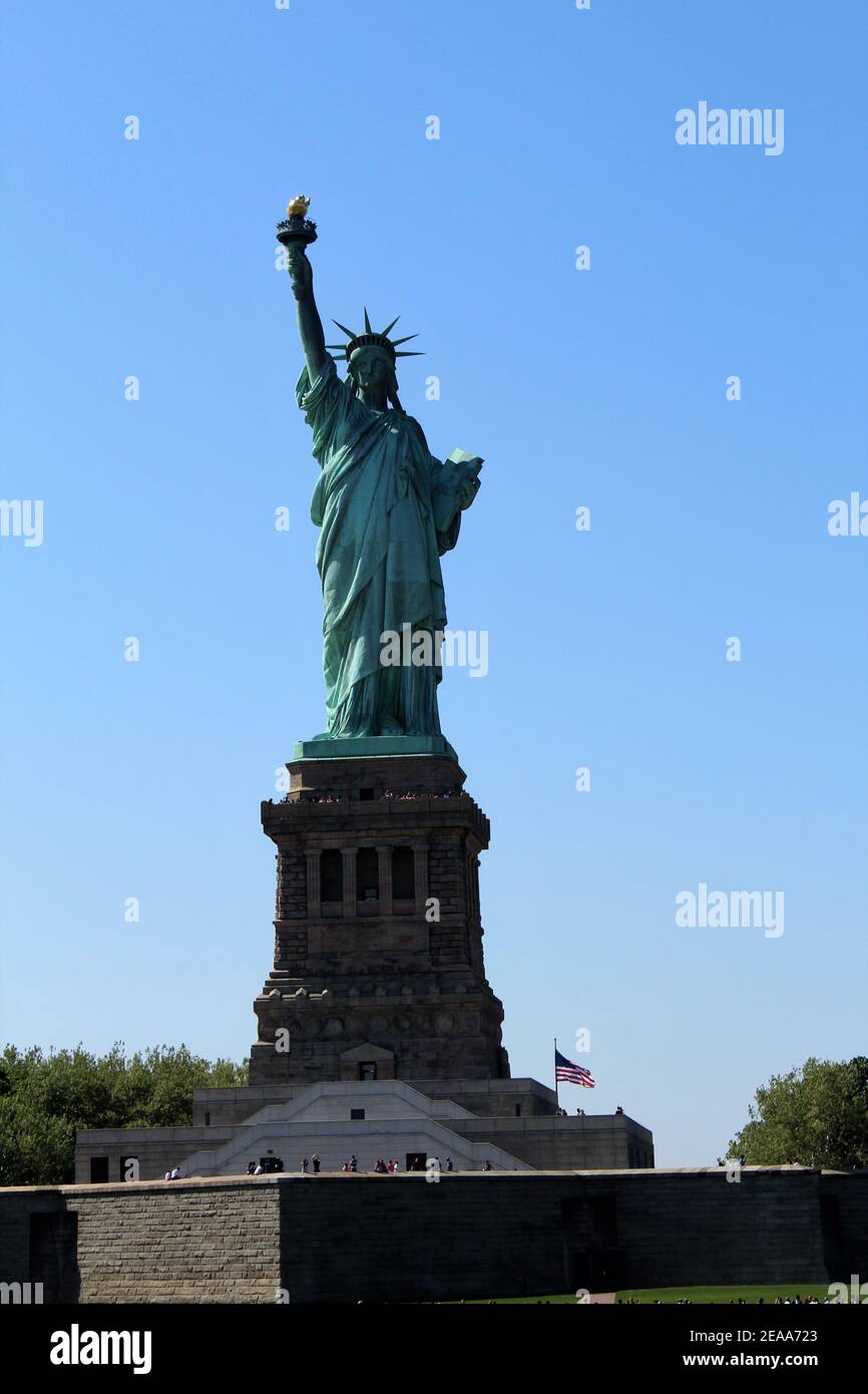 Estatua de la Libertad Nueva York Foto de stock