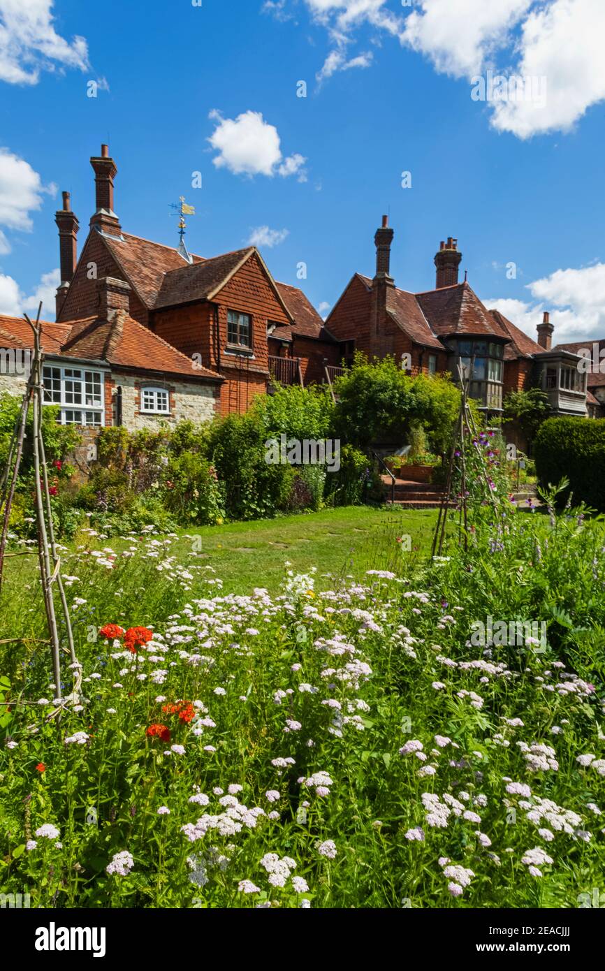 Inglaterra, Hampshire, Selborne, Gilbert White's Casa y jardín Foto de stock