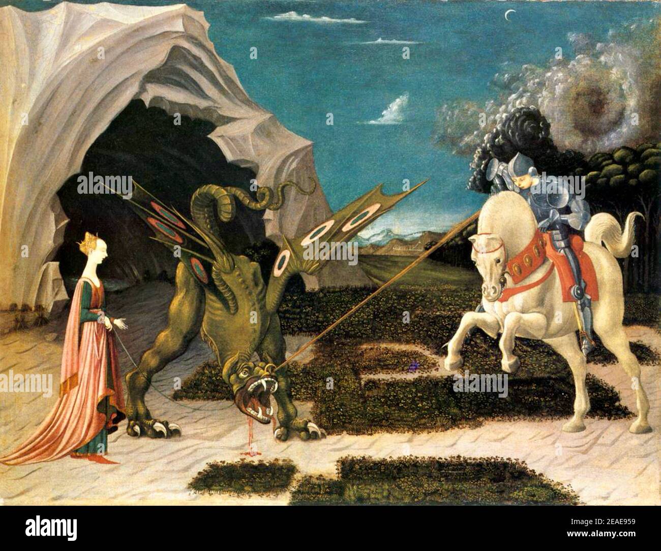 St george dragon vintage illustration fotografías e imágenes de alta  resolución - Alamy