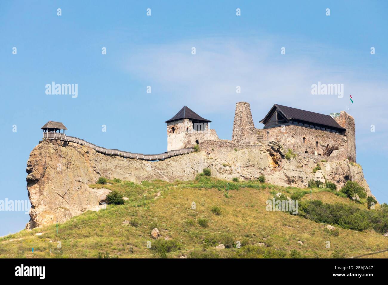 Castillo de Boldogko en el norte de Hungría Foto de stock