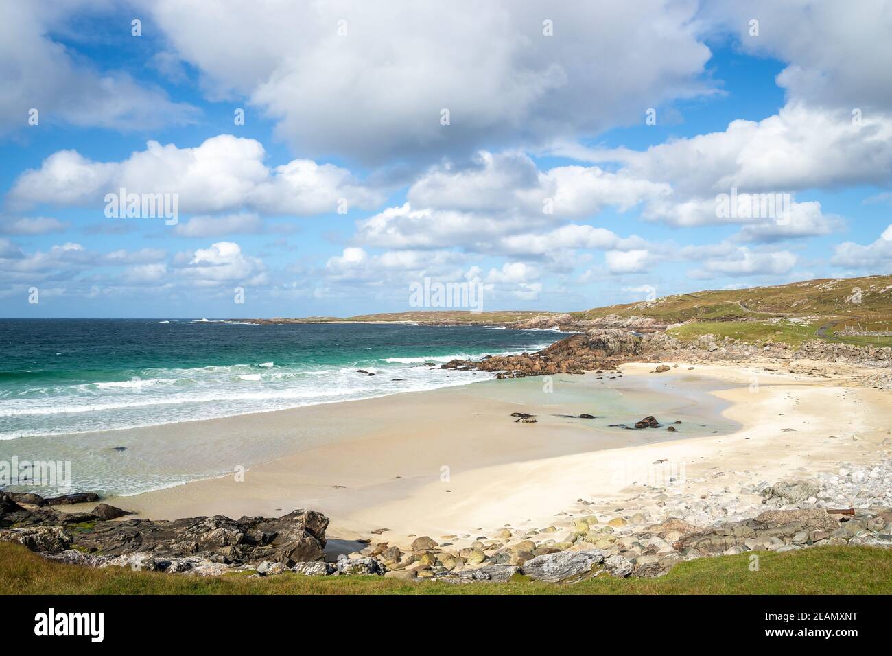 Playa de Mealasta, Isla de Lewis, Hébridas Exteriores Foto de stock