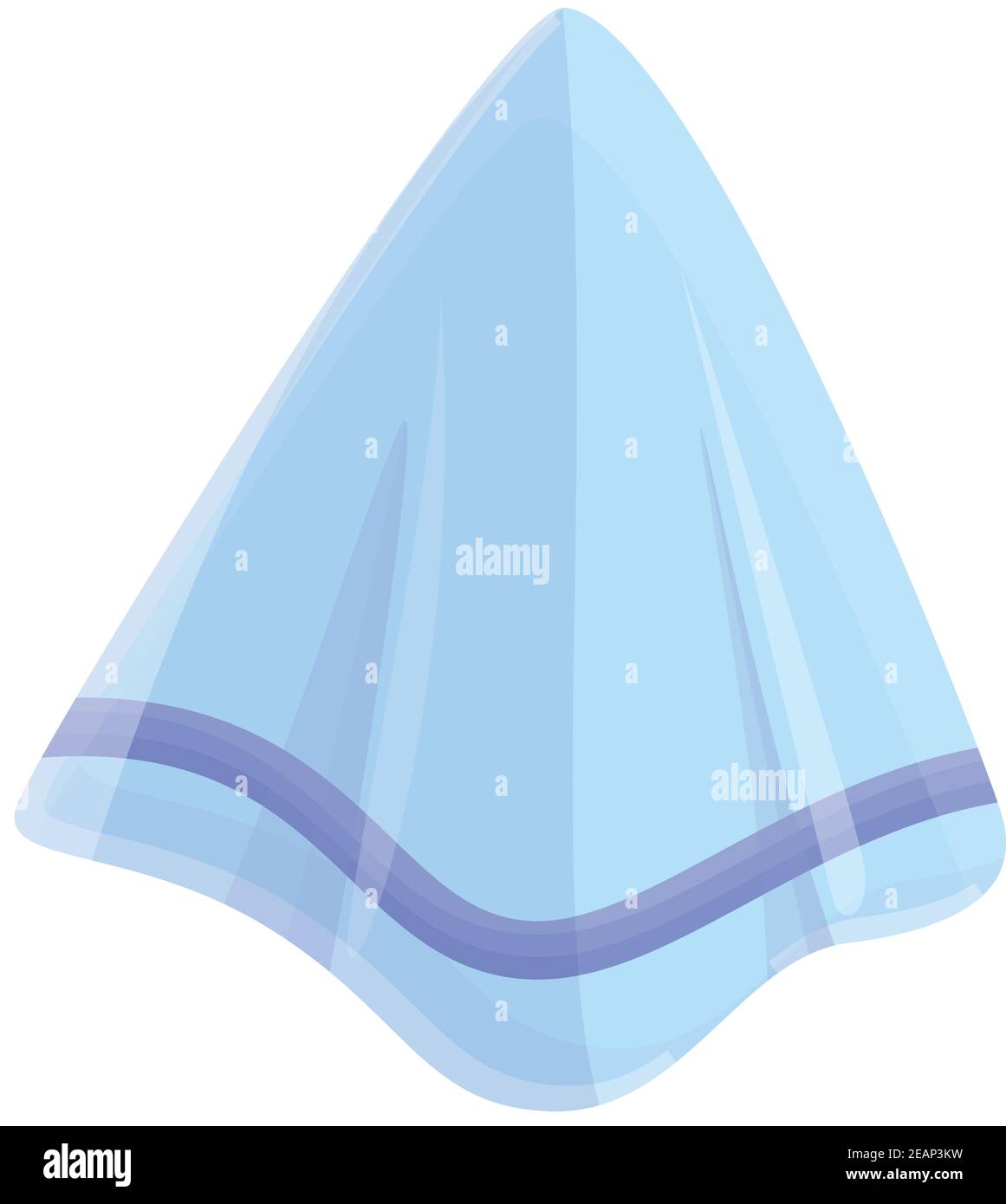 Icono de pañuelo textil. Dibujo animado de tela pañuelo vector icono para  diseño web aislado sobre fondo blanco Imagen Vector de stock - Alamy