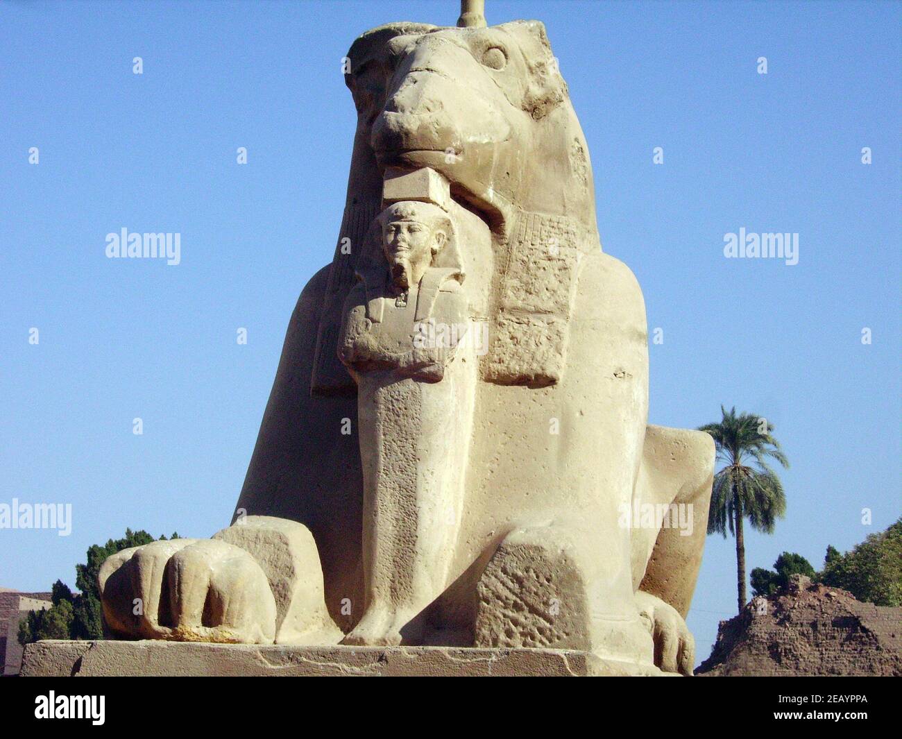 Egypte, templo de Karnak à Louxor Foto de stock