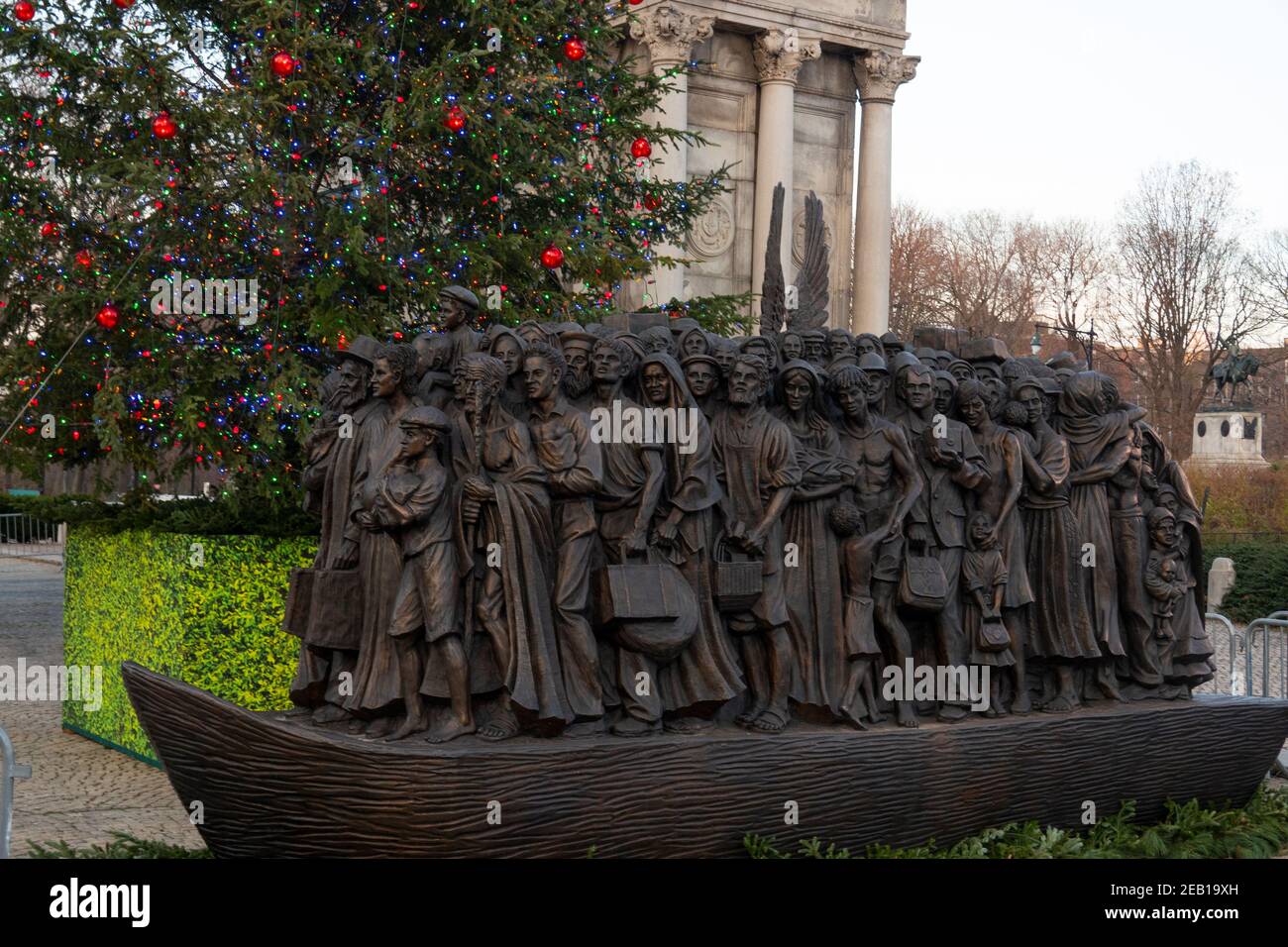 Los ángeles desovan la estatua en Prospect Park Brooklyn, Nueva York Foto de stock
