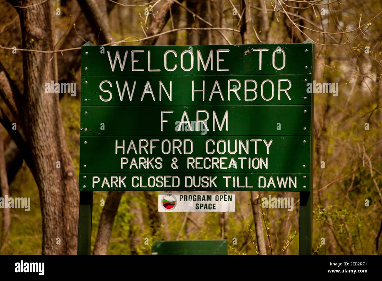 Swan Harbor Farm, Departamento de Parques y Recreación del Condado de Hartford, Havre de Grace, Maryland, Estados Unidos Foto de stock