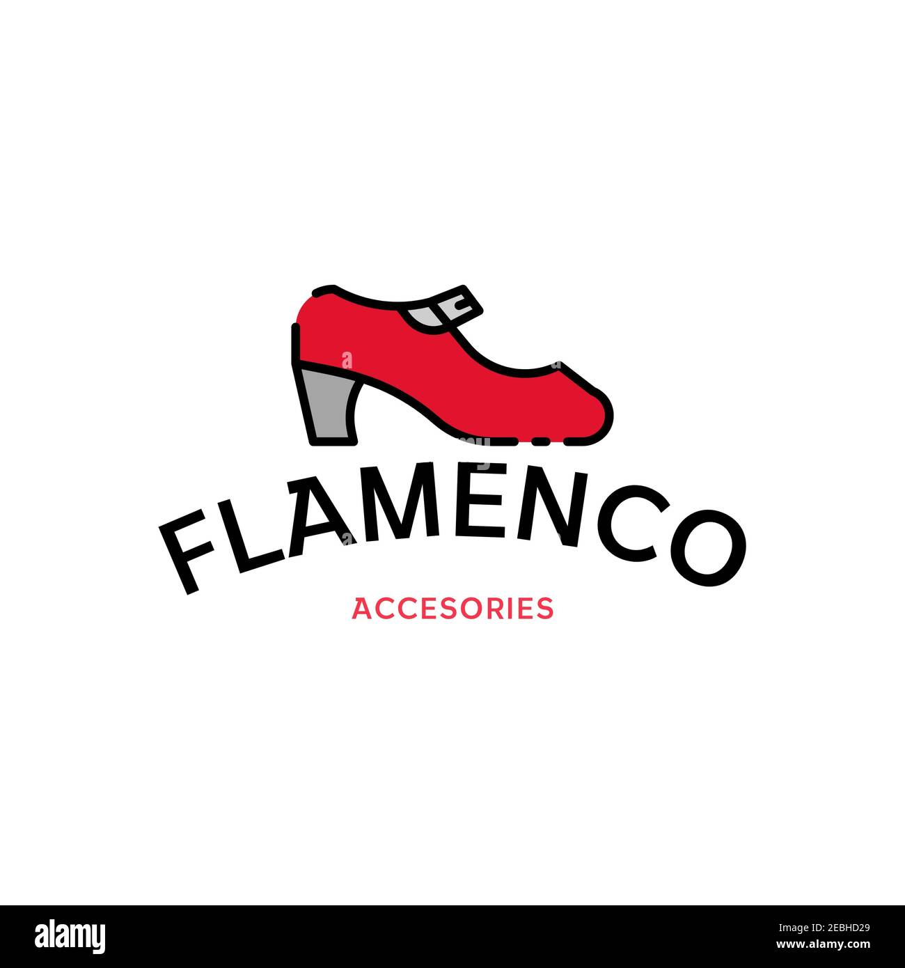 Zapato de baile flamenco con tacón pintado a mano - Calzados Valverde del  Camino
