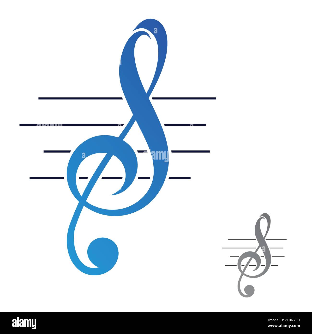 S icono de notas musicales en forma de letra aislado sobre fondo blanco de  la colección de música. Notas musicales icono moderno y moderno símbolo de notas  musicales. Música Imagen Vector de