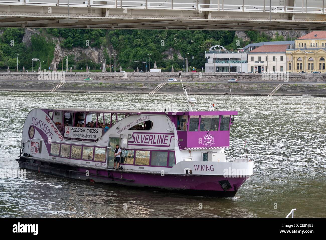 Cruceros Silverline, Tours en barco por el Danubio, Budapest, Hungría. Foto de stock