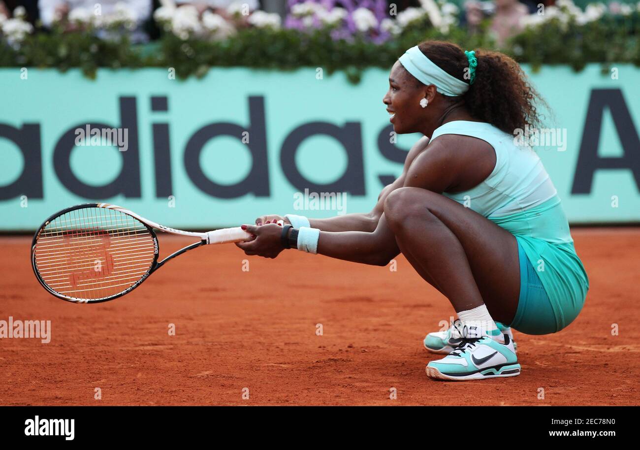 Tenis - Abierto de Francia - Roland Garros, Paris, 29/5/12 Chicas individuales - Serena Williams de