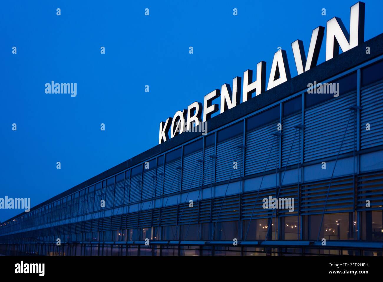 Kastrup, aeropuerto de Copenhague Foto de stock