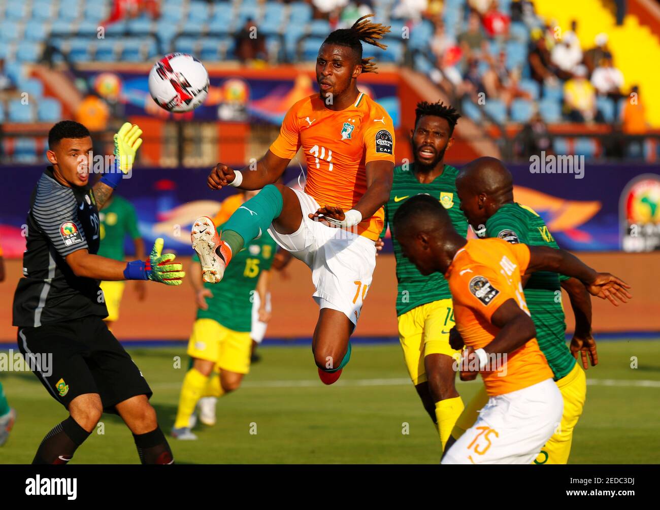 Fútbol - Copa de las Naciones de África 2019 - Grupo D - Costa de Marfil  contra Sudáfrica - Estadio al Salam, el Cairo, Egipto - 24 de junio de 2019  Jonathan