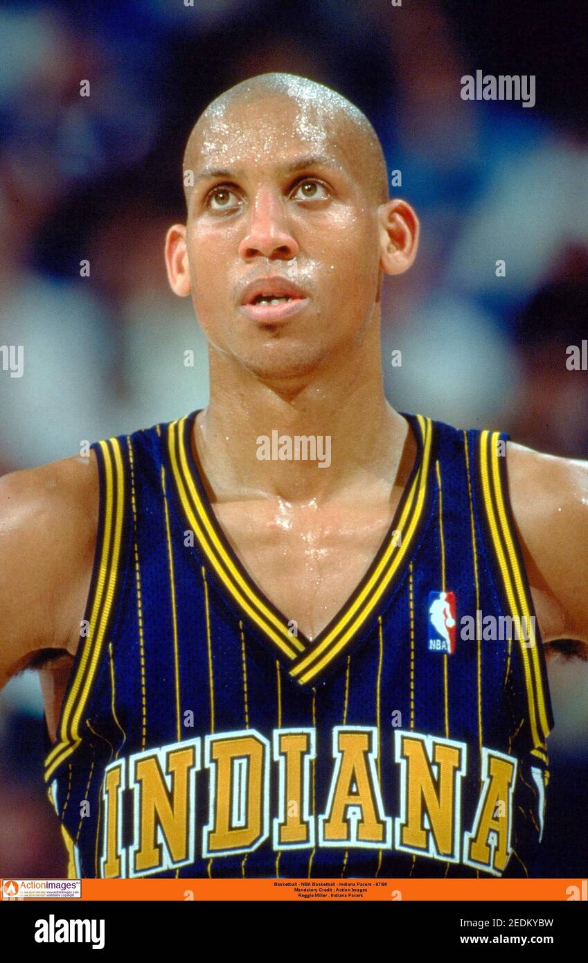 Baloncesto - NBA Basketball - Indiana Pacers - 97/98 crédito obligatorio:  Imágenes de acción Reggie Miller, Indiana Pacers Fotografía de stock - Alamy