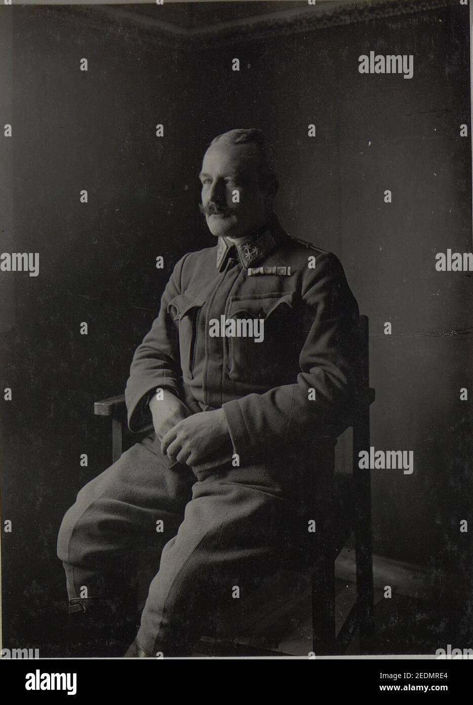 Oberst Franz v.Ellenberger. Foto de stock