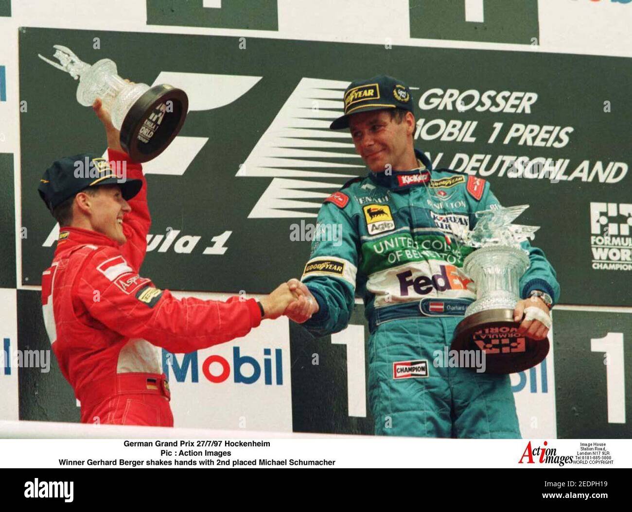 Fórmula uno F1 1997 Gran Premio Alemán Hockenheim 27/7/97