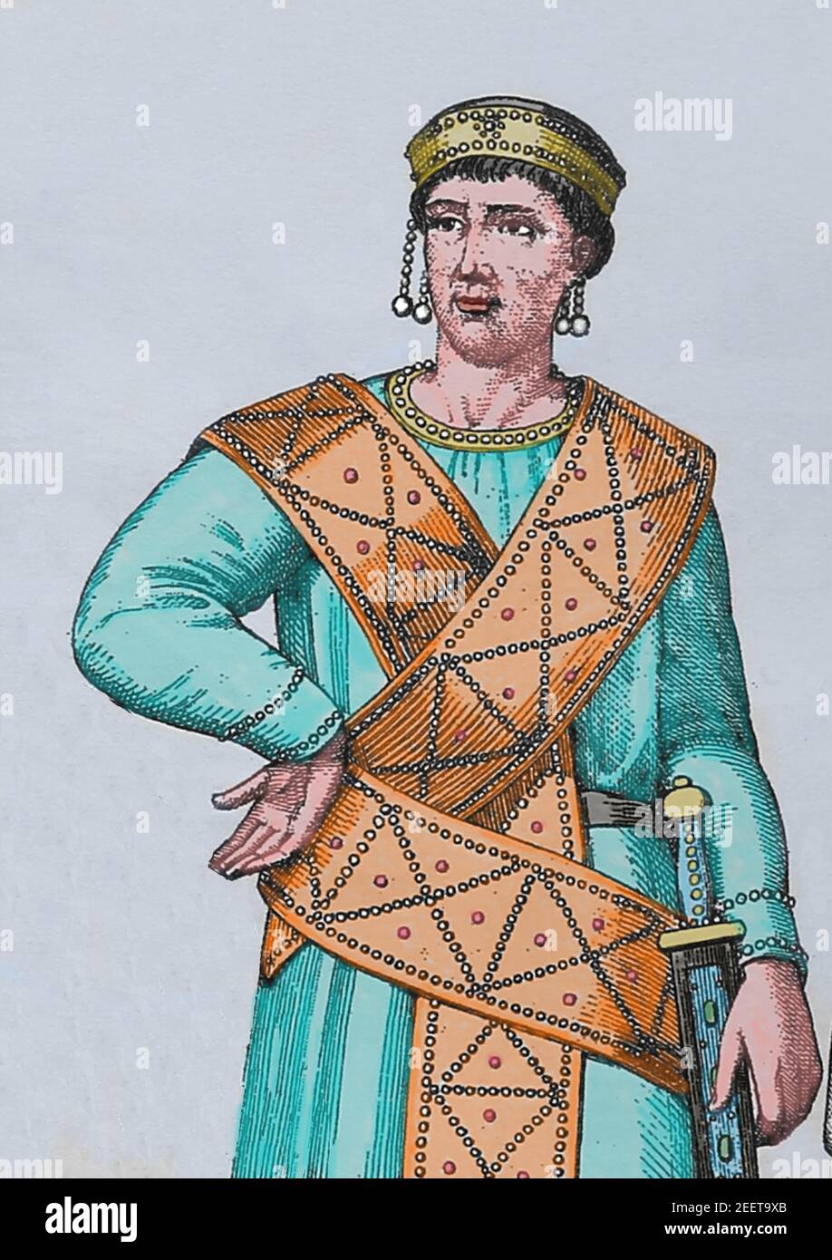 Emperador del imperio romano de oriente fotografías e imágenes de alta
