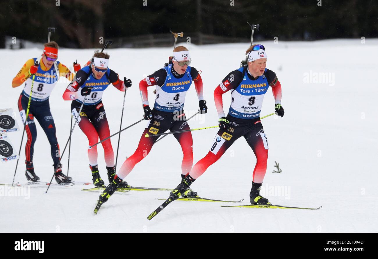Biathlon Campeonato Mundial de Biathlon 2020 hombres 15 km Inicio