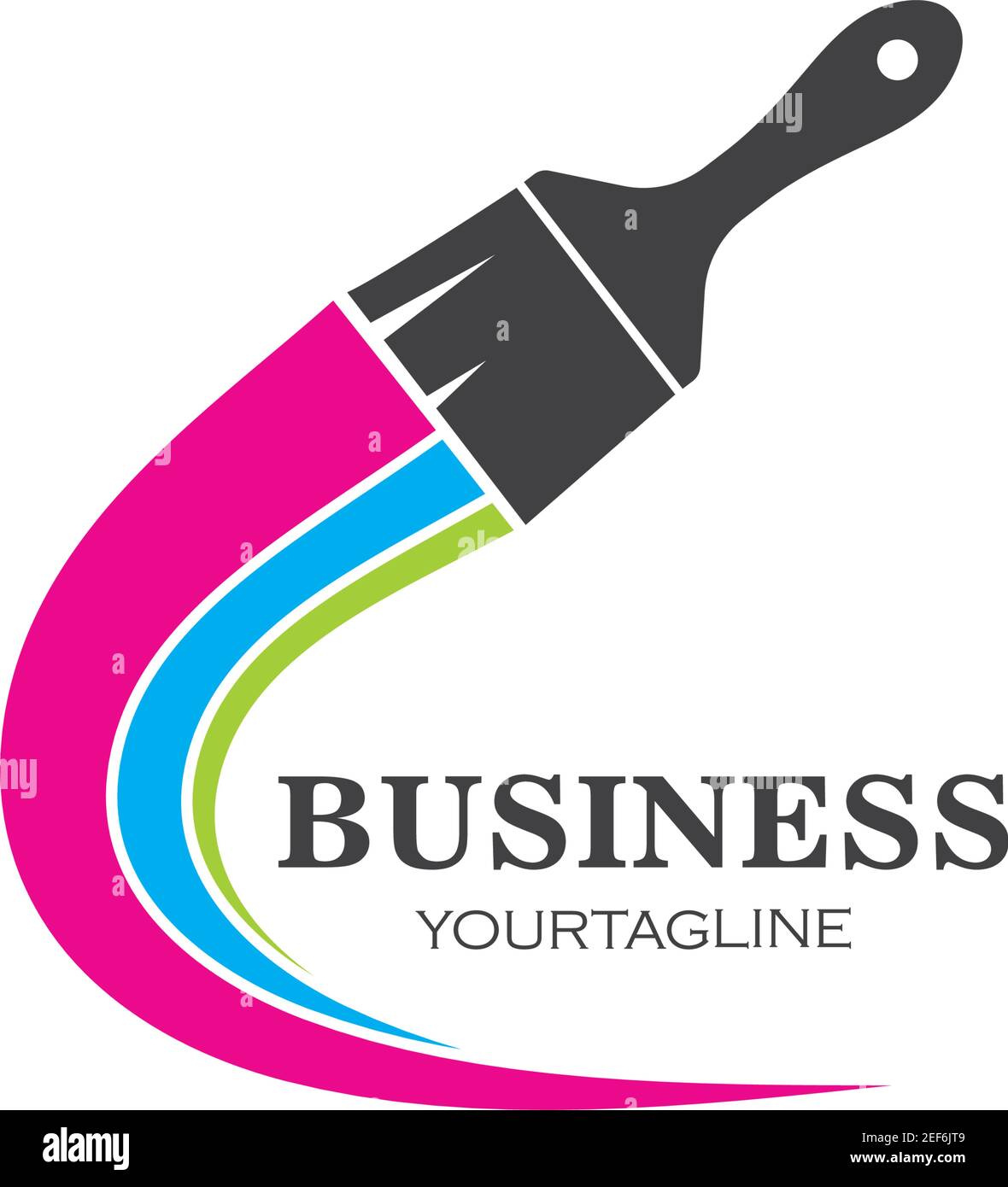 icono de vector de pincel de pintura