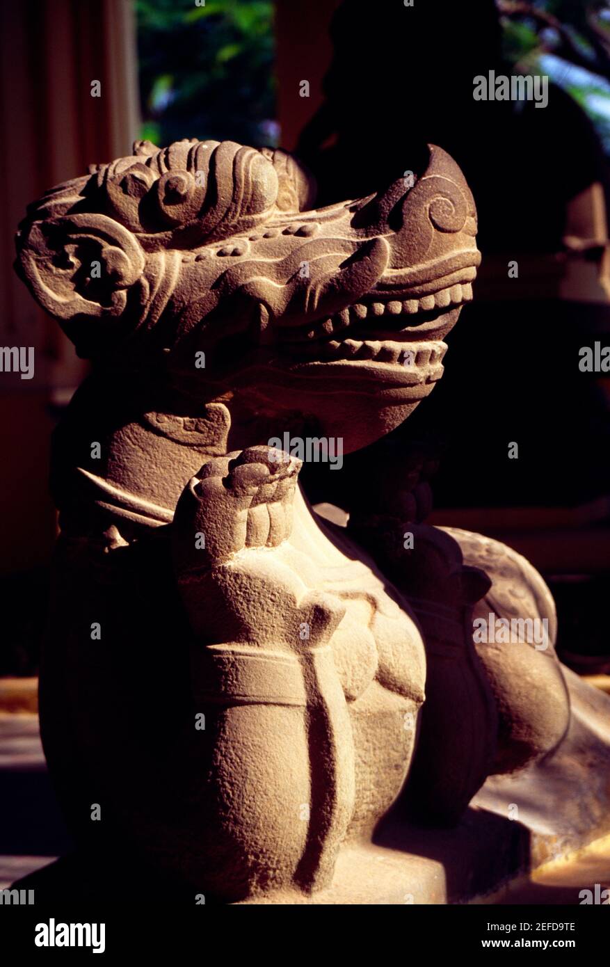 Escultura de Cham, Danang, Vietnam Foto de stock