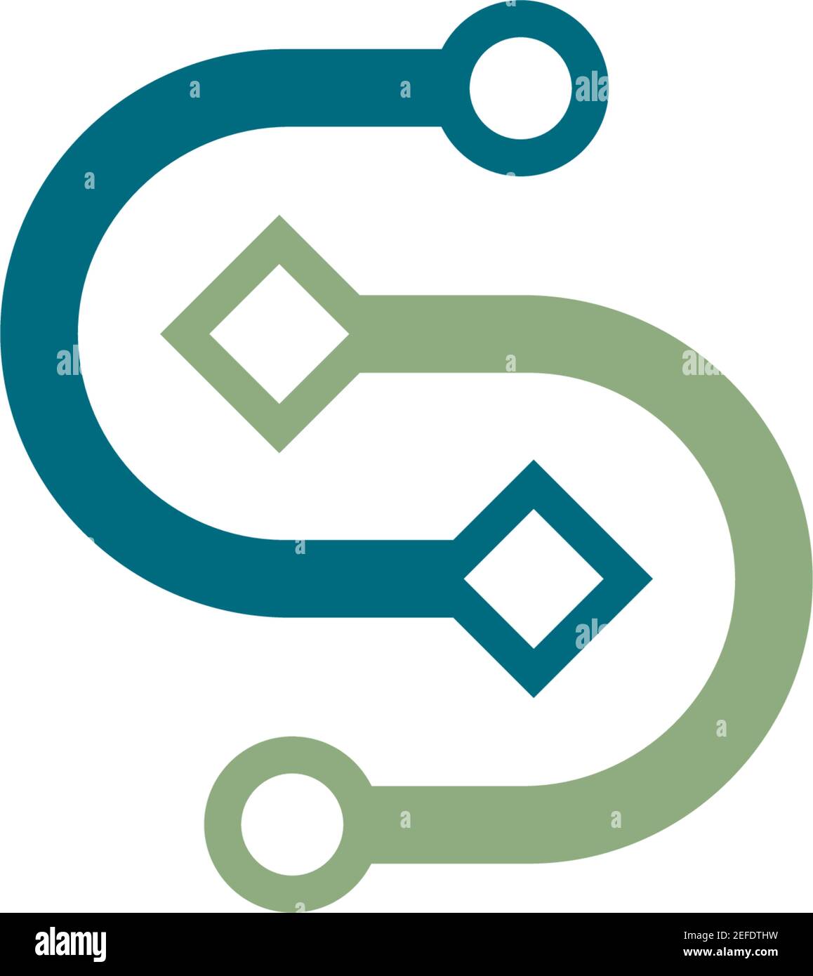 Ilustración del icono de cable, logotipo de cable Imagen Vector de