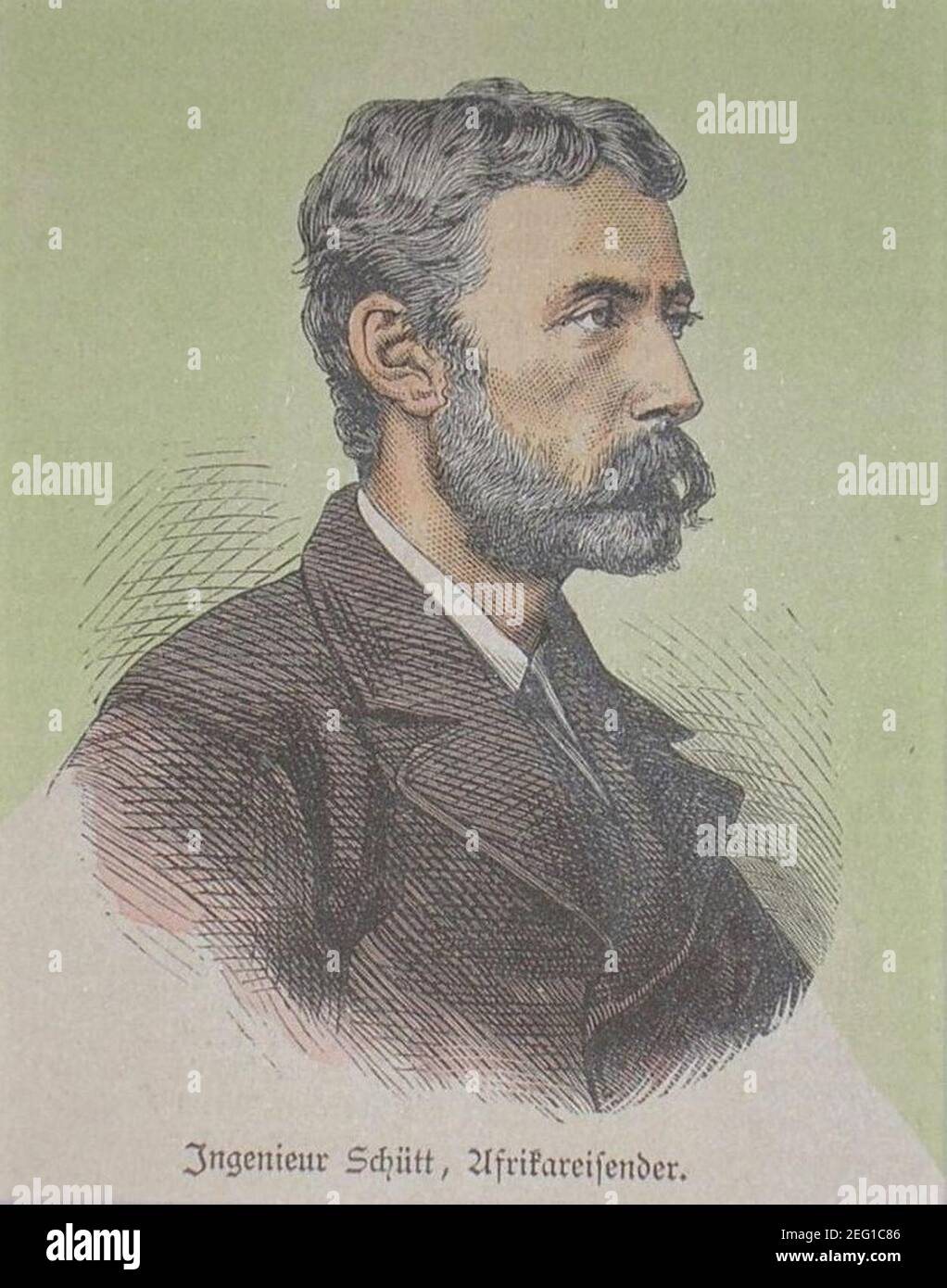 Otto H. Schütt, 1878. Foto de stock