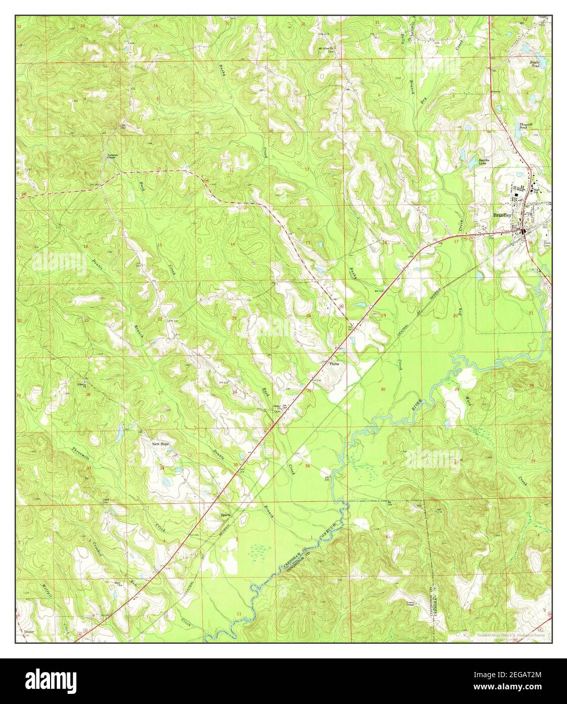 Mapa de brantley Imágenes recortadas de stock Alamy